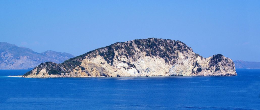 Marathonisi Schildkroeten Insel vor Zakynthos